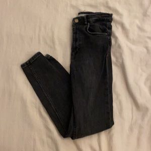 Zara high waisted skinny jeans
